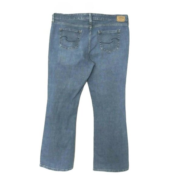 Signature By Levi Strauss & Co Size 18 Jeans Low Rise Bootcut Medium Casual Styl - Picture 5 of 8